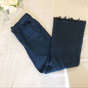 Old Navy Flare Jeans with frayed ends